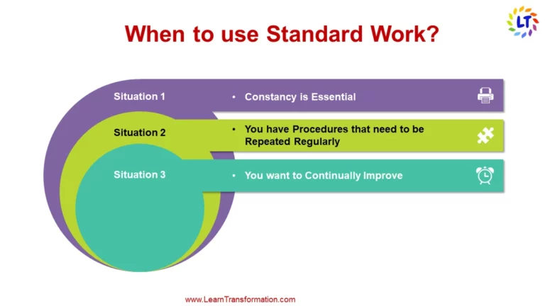 when to use standard work
