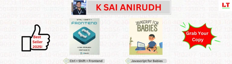 Ctrl + Shift + Frontend by K Sai Anirudh