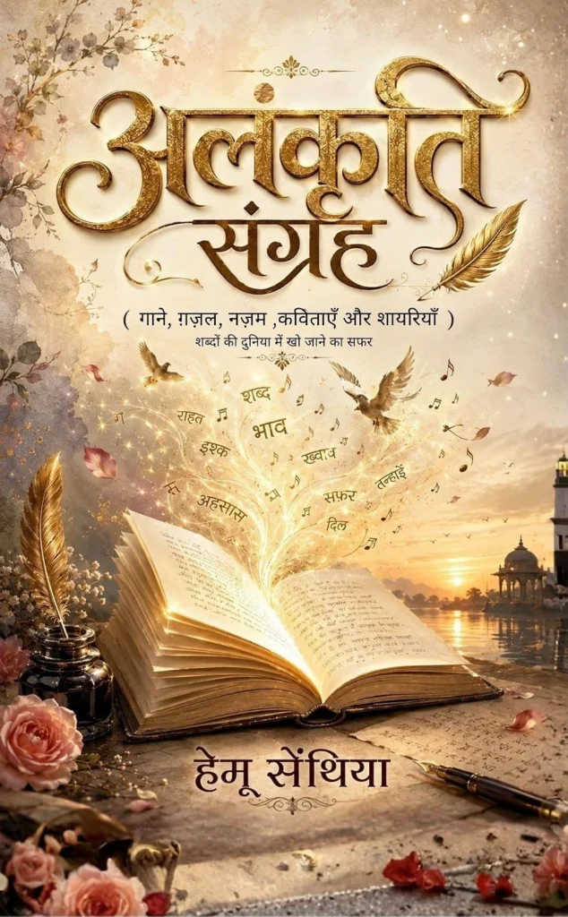 Alankriti Sangrah - (Gaane, Gazal, Nazam, Kavitayen Aur Shayriyan) by Hemu Senthiya Author