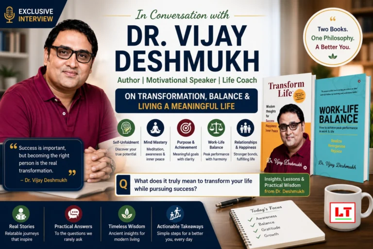 From Achievement to Fulfilment: Dr. Vijay Deshmukh on the Questions We Rarely Ask About Success Work Life Balance : How to Achieve Peak Performance in Work and Life by DR. VIJAY DESHMUKH