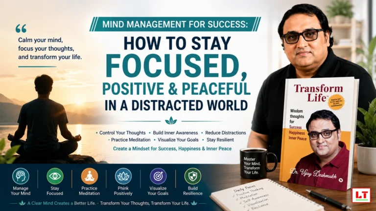 Transform Life : Wisdom Thoughts for Success Happiness Inner peace